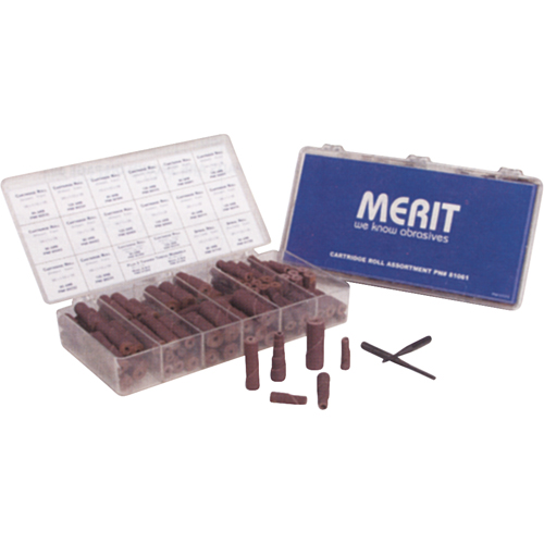 Merit 08834181061 Trousse de rouleaux de cartouches de test CR, Oxyde d'aluminium