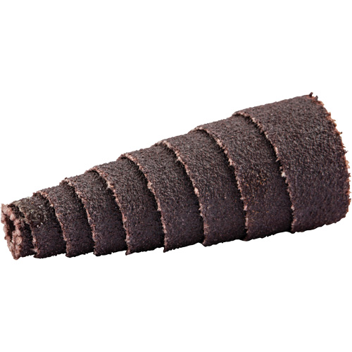 Merit 08834181444 ALO Spiral Cartridge Roll, 80 Grit, 5/8" Dia., Aluminum Oxide, 1-1/2" L, 3/16" Arbor