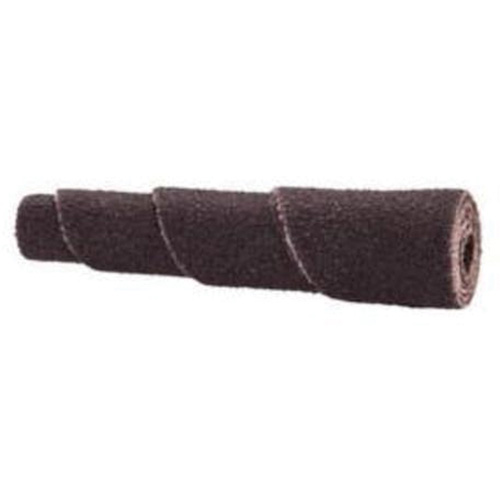 Merit 08834181727 ALO Spiral Cartridge Rolls, 120 Grit, 3/8" Dia., Aluminum Oxide, 1-1/2" L, 1/8" Arbor