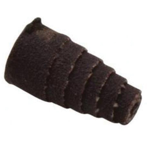 Merit 08834181737 ALO Spiral Cartridge Rolls, 120 Grit, 1/2" Dia., Aluminum Oxide, 1" L, 1/8" Arbor