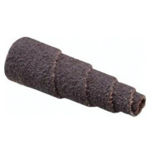 Merit 08834181744 ALO Spiral Cartridge Rolls, 60 Grit, 1/2" Dia., Aluminum Oxide, 1-1/2" L, 1/8" Arbor