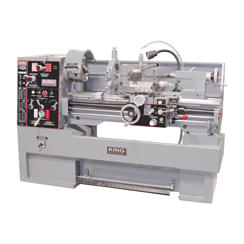 King Canada KC-1640ML/KM-055 Metal Lathe, 76-3/8" L x 33-1/2" W x 51-1/4" H