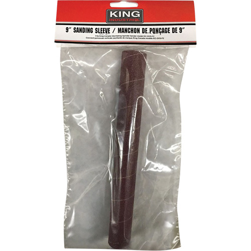 King Canada SL-910-80 Ensemble de manchon 1" pour le ponçage du bois avec grain 80