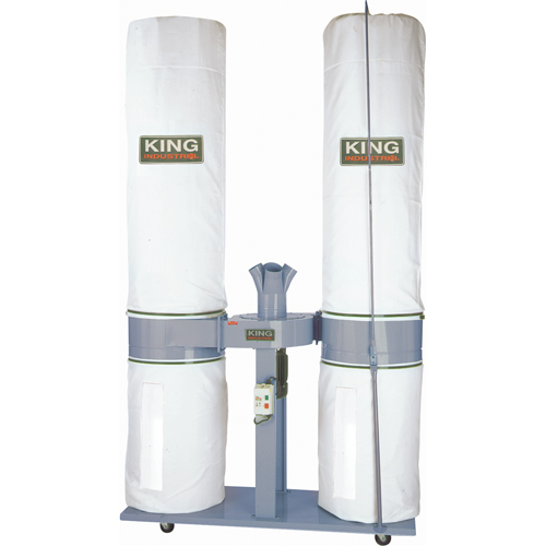King Canada KC-5043FX-6 Dust Collector, 68" x 26" x 132"