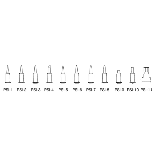 Weller PSI1 Fers &agrave; braser &eacute;conomiques Portasol au butane - Pointes de rechange, Simple plate