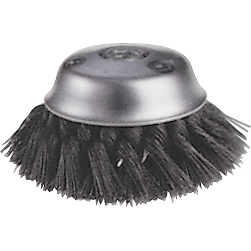 Osborn 0003319800 Knot Wire Cup Brushes - Stagger Row, 5-3/4" Dia. x 5/8"-11 Arbor