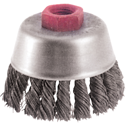 Osborn 0003335800 Knot Wire Cup Brushes - High Speed Small Grinder, 2-3/4" Dia. x 1/2"-13 Arbor