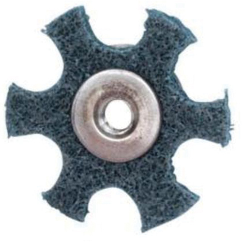 Merit 08834185925 Disque abrasif en forme d'&eacute;toile pour pr&eacute;paration de surface Abrasotex , 1-1/2" dia., Grain Tr&egrave;s fin, Oxyde d'aluminium