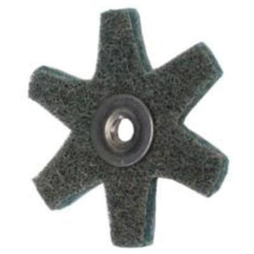 Merit 08834185928 Abrasotex Surface Preparation Star, 2" Dia., Very Fine Grit, Aluminum Oxide