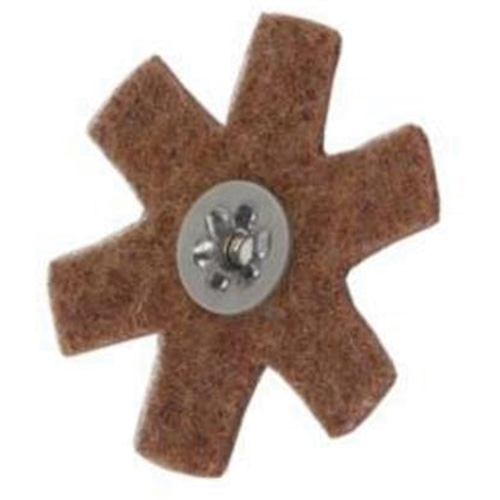 Merit 08834185929 Disque abrasif en forme d'&eacute;toile pour pr&eacute;paration de surface Abrasotex , 3" dia., Grain Cors&eacute;, Oxyde d'aluminium