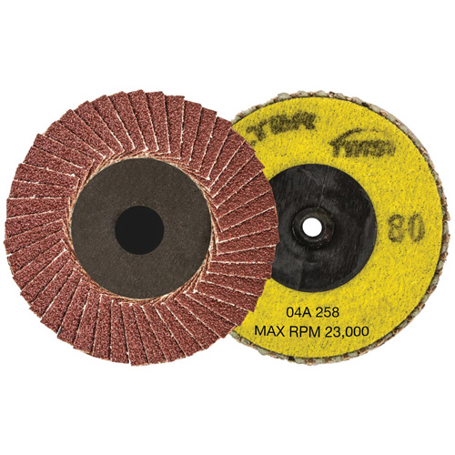 Walter Surface Technologies 04A258 TWIST Flap Disc, 2-1/2" x Type 27, 80 Grit, Aluminum Oxide