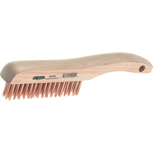 Osborn 0005402000 Brosse &agrave; manche en patin, Acier, 4" X 16" rangs de fils, Longueur 10"