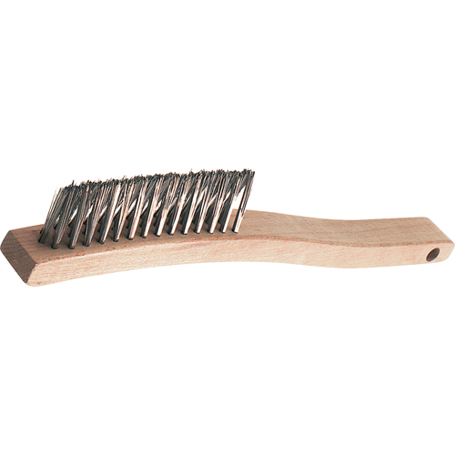 OSBORN VGroove Long Handle Scratch Brushes, Stainless Steel, 3 x 14 Wire Rows BZ985 (0005438800