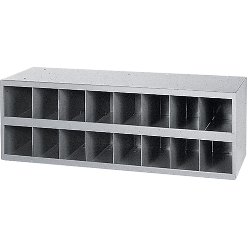 Durham Manufacturing 353-95 Steel Storage Bin Cabinet, 33-3/4" W x 12" D x 11-1/2" H, Grey