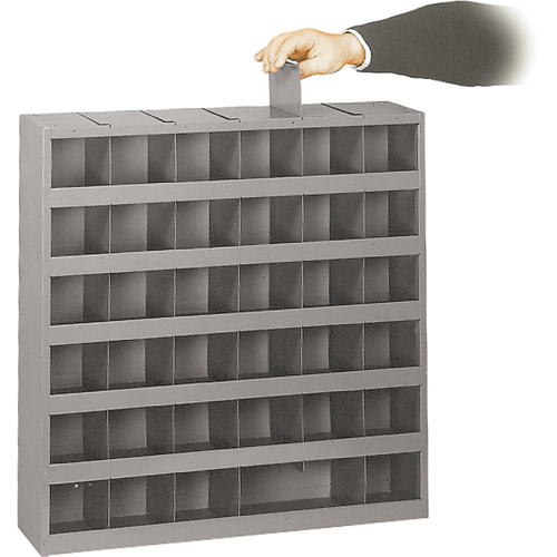 Durham Manufacturing 314-95 Armoires pour bacs de rangement ajustables, Acier, 36 tiroirs, 23-3/4" x 4-3/4" x 23-3/4", Gris