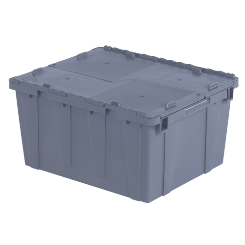 Orbis 4221532 Contenants de distribution Flipak en plastique poly&eacute;thyl&egrave;ne (PE), 23,9" x 19,6" x 12,6", Gris