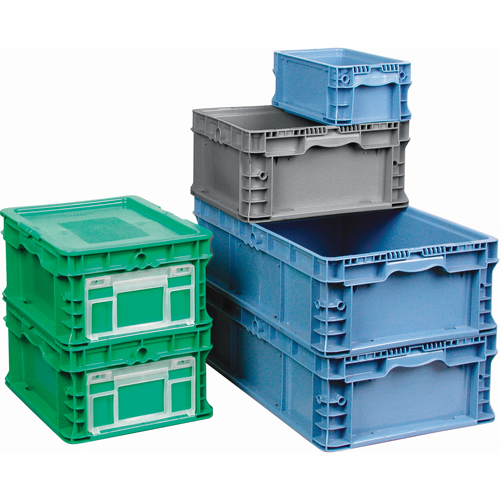 Orbis 6701903 StakPak Plus 4845 System Containers, 15" W x 12" D x 7.5" H, Grey
