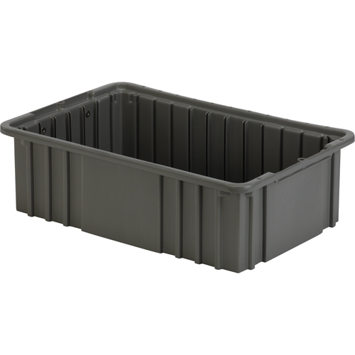 Lewis Bins+ 6003509 Contenant Divider Box, Poly&eacute;thyl&egrave;ne, 16,5" la x 10,9" p x 5" h, Gris