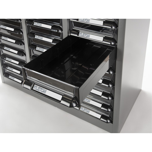 KLETON CA890 Casiers pour pi&egrave;ces KPC-300, Acier galvanis&eacute;, 60 tiroirs, 21-3/10" x 10-2/5" x 36-9/10", Gris