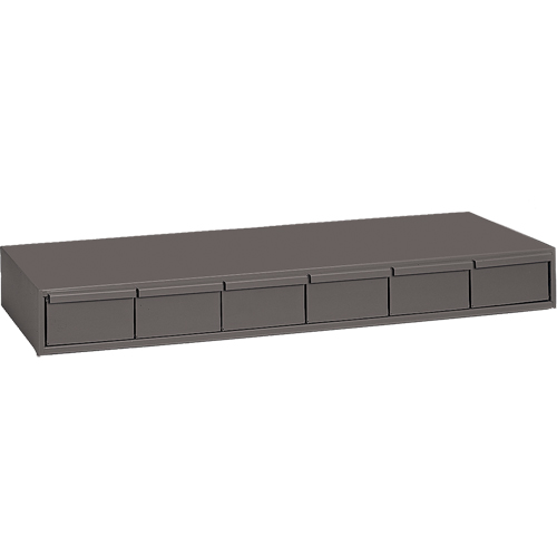 Durham Manufacturing 002-95 Casiers &agrave; tiroirs industriels, 6 tiroirs, 33-3/4" la x 11-5/8" p x 4" h, Gris