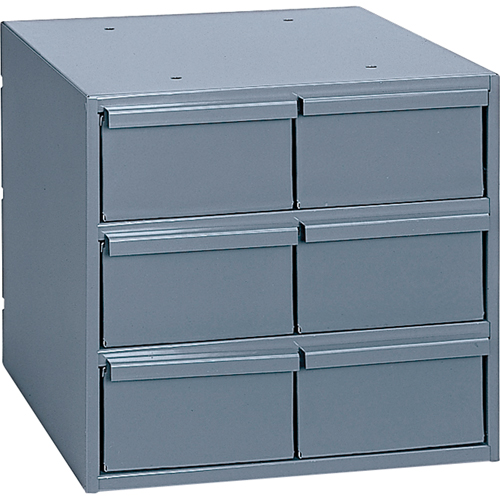 Durham Manufacturing 001-95 Casiers &agrave; tiroirs industriels, 6 tiroirs, 11-3/4" la x 11-5/8" p x 10-7/8" h, Gris