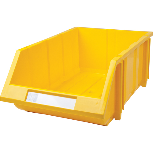 KLETON CB267 Bac empilable & &agrave; suspendre, 11-13/16" la, 7" h x 17-11/16" p, Jaune