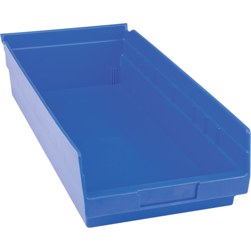 Akro-Mils A30158P09 Bacs pour tablette en plastique, 8-3/8" la x 4" H x 17-7/8" p, Bleu, Capacit&eacute; 20 lb
