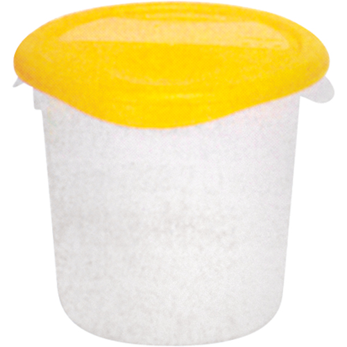 Rubbermaid FG572124CLR Contenants ronds, 7-4/5" ha x 8-1/2" p, Capacit&eacute; de 3,79 L, Transparent
