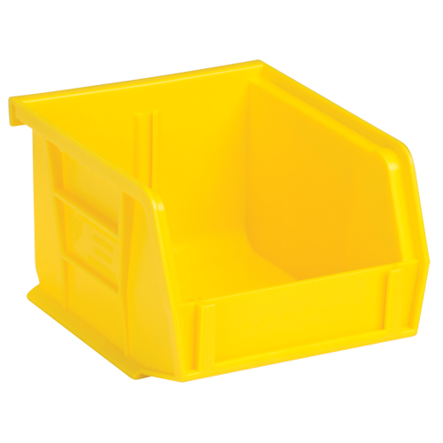 Quantum Storage System QUS200YL Ultra Stack & Hang Bin, 4-1/8" W x 3" H x 5" D, Yellow