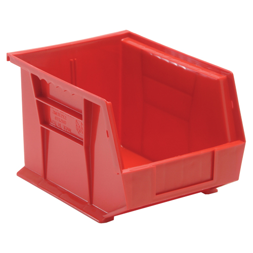 Quantum Storage System QUS239RD Ultra Stack & Hang Bin, 8-1/4" W x 7" H x 10-3/4" D, Red