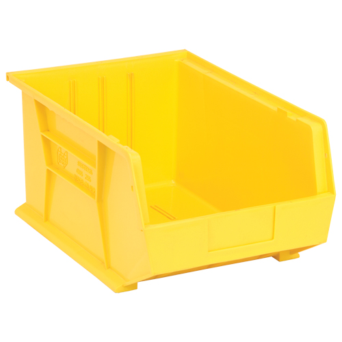 Quantum Storage System QUS255YL Ultra Stack & Hang Bin, 11" W x 8" H x 16" D, Yellow