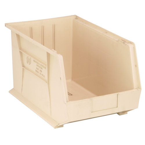 Quantum Storage System QUS260IV Bacs ultra empilable & suspendable, 11" la, 10" h x 18" p, Ivoire