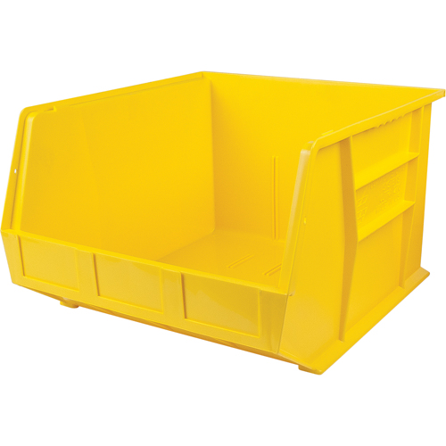 Quantum Storage System QUS270YL Bacs ultra empilable & suspendable, 16-1/2" la, 11" h x 18" p, Jaune