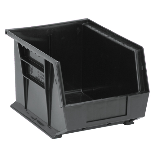 Quantum Storage System QUS239CO Conductive Stacking Bin, 8-1/4" W x 7" H x 10-3/4" D, Black