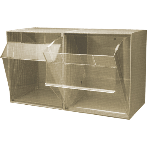Quantum Storage System QTB302IV Syst&egrave;me de casiers modulaires Tip-Out, 23-5/8" la x 11-7/8" p x 13-7/8" h, 2 tiroirs