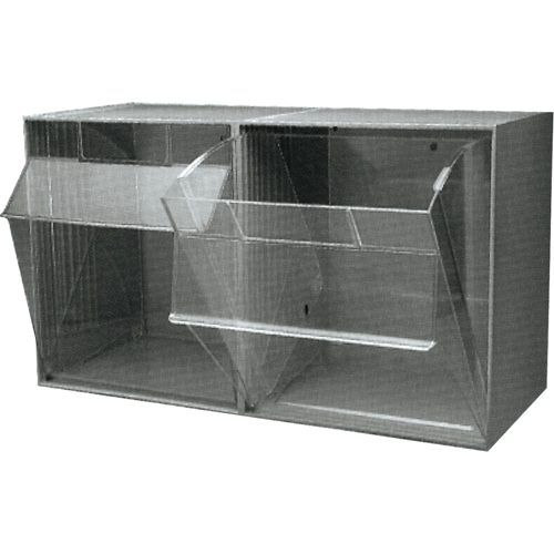 QUANTUM STORAGE SYSTEM TipOut Bins Modular Storage System, 235/8" W x
