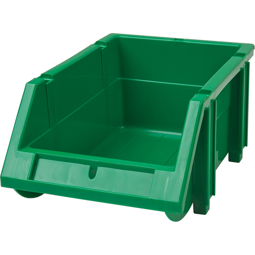 KLETON CC234 Stack & Hang Bin, 4-13/16" W x 3-3/16" H x 7-1/8" D, Green