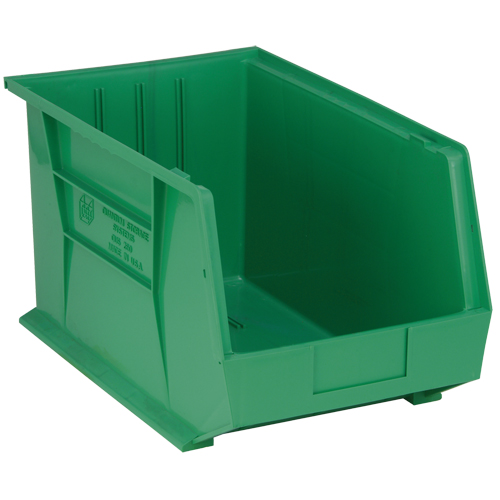Quantum Storage System QUS260GN Bacs ultra empilable & suspendable, 11" la, 10" h x 18" p, Vert