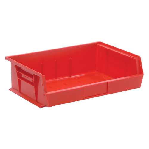 Quantum Storage System QUS245RD Bacs ultra empilable & suspendable, 16-1/2" la, 5" h x 10-7/8" p, Rouge