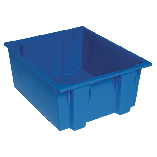 Quantum Storage System SNT225BL Contenants Stack & Nest, 10" x 23,5" x 19,5", Bleu
