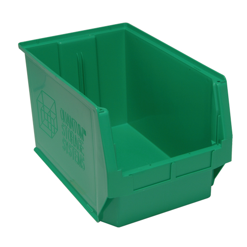 Quantum Storage System QMS533GN Contenants g&eacute;ants empilables, 12,375" la x 19,75" p x 11,875" h, Vert