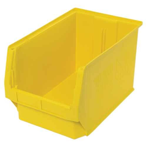 Quantum Storage System QMS533YL Contenants g&eacute;ants empilables, 12,375" la x 19,75" p x 11,875" h, Jaune