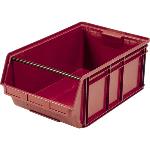 Quantum Storage System QMS743RD Giant Stacking Containers, 18.375" W x 29" D x 11.875" H, Red