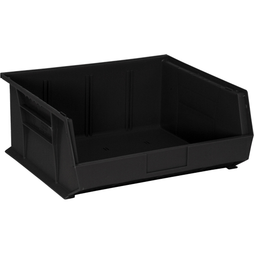 Quantum Storage System QUS250BR Contenant recycl&eacute; &eacute;cologique, 16-1/2" la, 7" h x 14-3/4" p, Noir