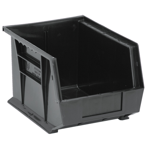 Quantum Storage System QUS239BK Bacs ultra empilable & suspendable, 8-1/4" la, 7" h x 10-3/4" p, Noir