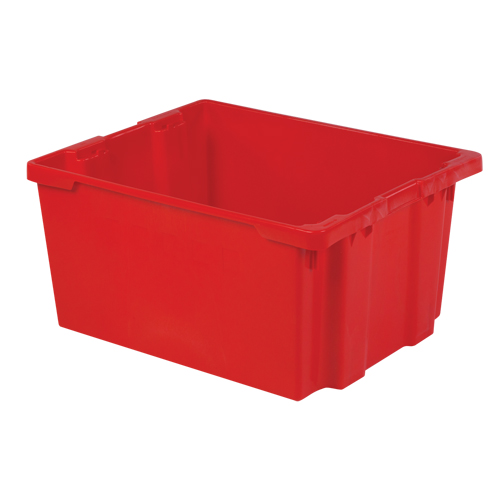 Lewis Bins+ 5780002 Contenants Stack-N-Nest Polylewton, 15,1" x 30,1" x 24", Rouge