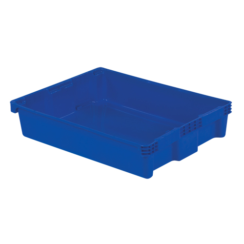 Lewis Bins+ 5622575 Contenants Stack-N-Nest Polylewton, 6,1" x 29,6" x 22,4", Bleu