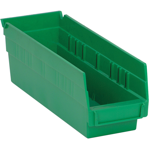 Quantum Storage System QSB101GN Bacs pour tablette, 4-1/8" la x 4" H x 11-5/8" p, Vert, Capacit&eacute; 30 lb