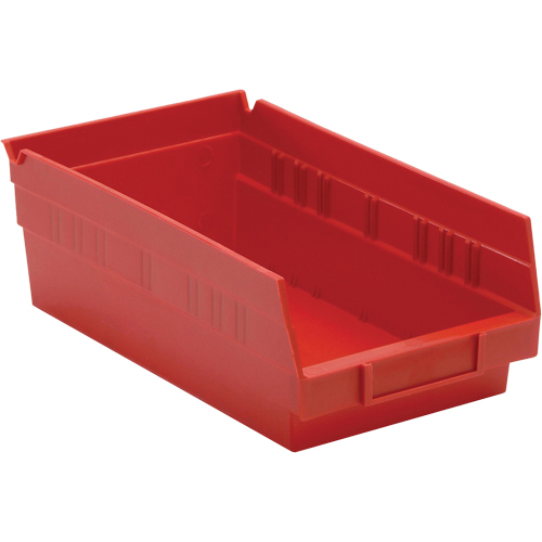 Quantum Storage System QSB102RD Bacs pour tablette, 6-5/8" la x 4" H x 11-5/8" p, Rouge, Capacit&eacute; 30 lb