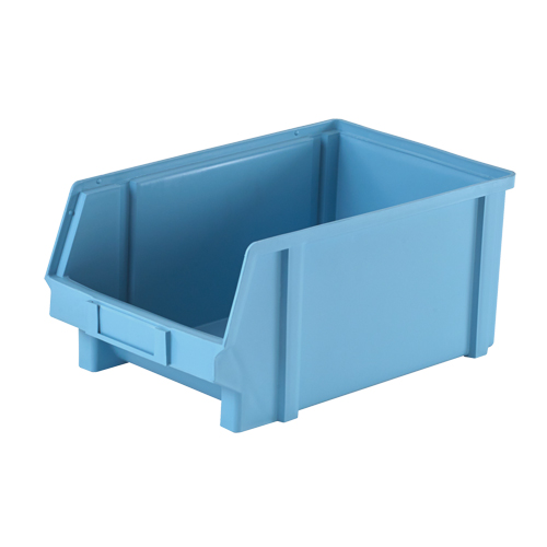 Lewis Bins+ 7001117 Plastibox&reg; Parts Bin, 8-1/10" W x 6" H x 12-4/5" D, Blue